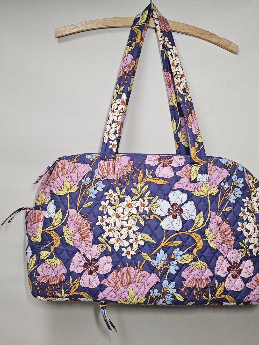 Vera Bradley Quilted Weekender in Coffee Garden - Picture 2 of 9